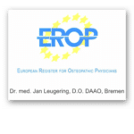 osteo | zoum.de | Zertifikat Dr. med. Leugering für Osteopathie