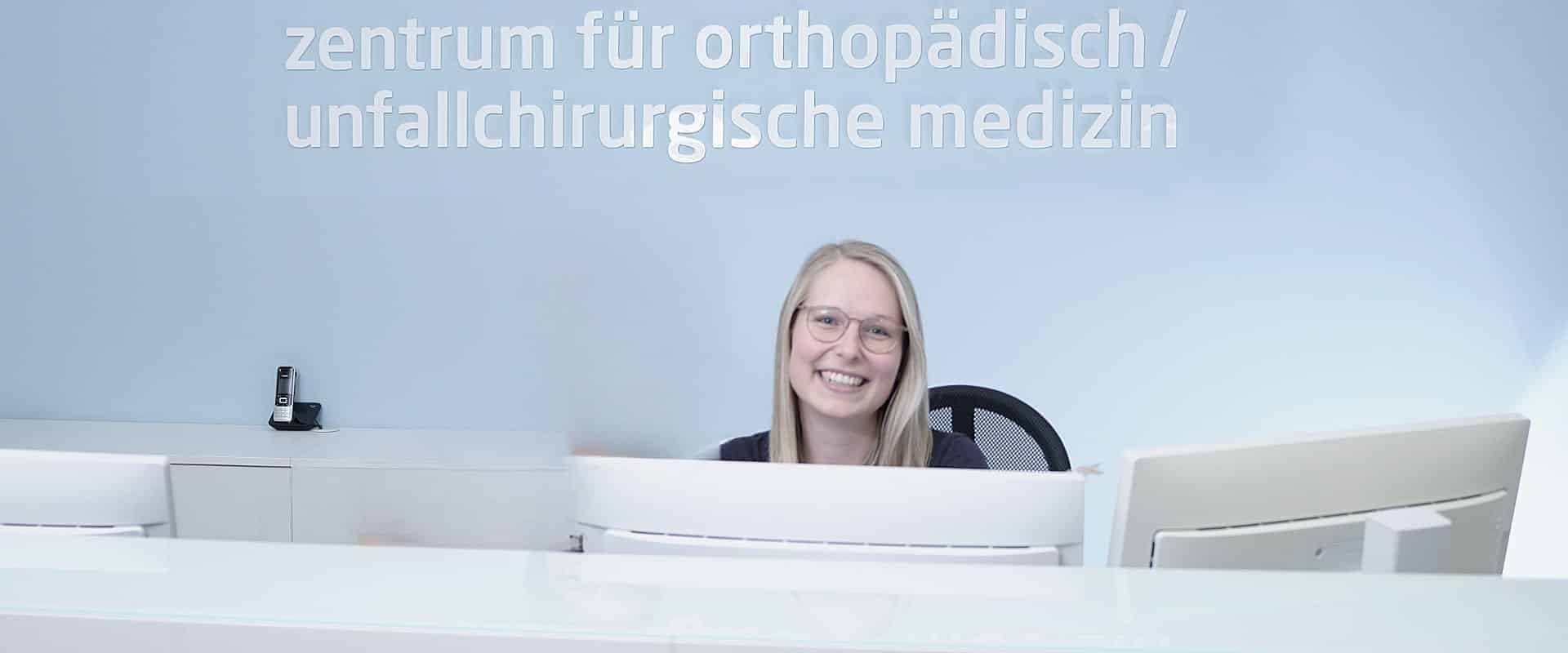 Empfang der Praxis zoum in Bremen Horn